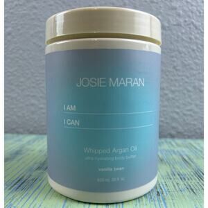 Josie Maran Whipped Argan Oil Body Butter VANILLA BEAN JUMBO 20oz SEALED